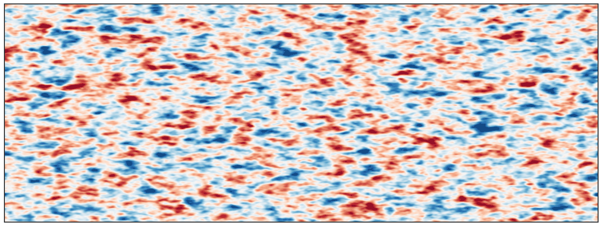CMB-like temperature speckles on the sky